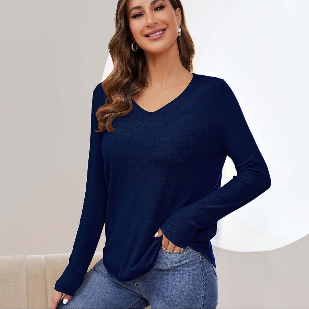 Women’s V Neck Pullover Sweater
